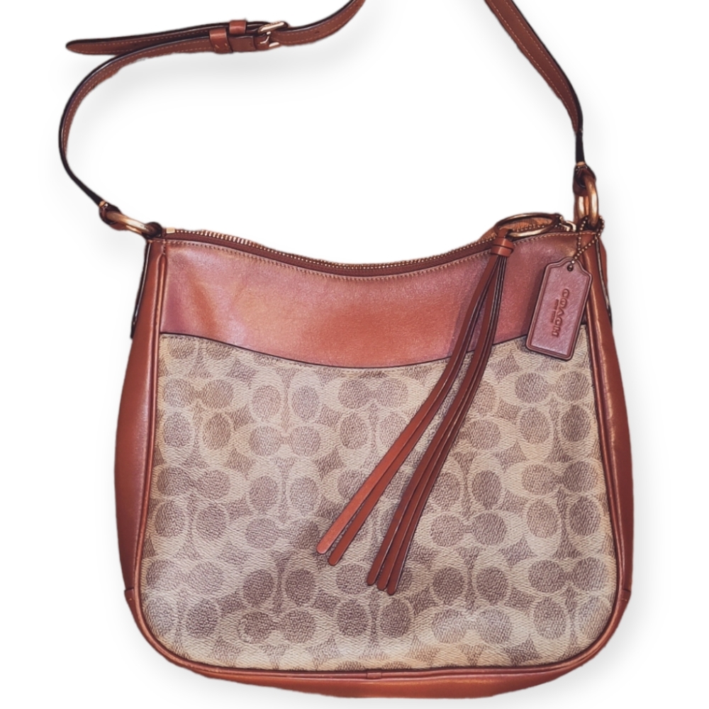 Coach Chaise Crossbody In Signature Coated Canvas Gem